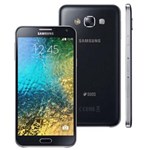 Ficha técnica e caractérísticas do produto Smartphone Samsung Galaxy E7 4G Duos Preto com Dual Chip, Tela 5.5", Câmera de 13MP e Frontal de 5MP, Android 4.4 e Processador Quad Core de 1.2 GHz