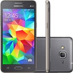 Smartphone Samsung Galaxy Gran Prime Duos Dual Chip Desbloqueado Tim Android 4.4 Tela 5" 8GB 3G Wi-Fi Câmera 8MP Cinza