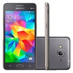 Ficha técnica e caractérísticas do produto Smartphone Samsung Galaxy Gran Prime Duos 3G Dual Chip Tela 5 Android Quad-Core Memória de 8GB Wi-Fi - G531H Cinza
