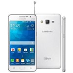 Ficha técnica e caractérísticas do produto Smartphone Samsung Galaxy Gran Prime Duos G530bt, 1.2ghz, 8gb, Tela de 5, 8mp, Tv Digital - Branco