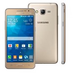 Ficha técnica e caractérísticas do produto Smartphone Samsung Galaxy Gran Prime Duos G531H Dourado com Dual Chip, Tela de 5", Câmera 8MP, Android 5.1 e Processador Quad Core de 1.3Ghz