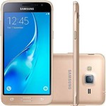Ficha técnica e caractérísticas do produto Smartphone Samsung Galaxy J3 Dual Chip Android 5.1 Tela 5 8gb 4g Dourado + Pulseira Swaroviski