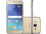 Smartphone Samsung Galaxy J2 Duos 8GB Dourado - Dual Chip 4G Câm. 5MP Tela 4.7” QHD Proc Quad Core