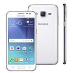 Ficha técnica e caractérísticas do produto Smartphone Samsung Galaxy J2 Duos Branco com Dual Chip, Tela 4.7", 4G, Câmera 5MP, Android 5.1 e Processador Quad Core de 1.1 Ghz - Oi