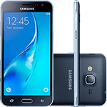 Smartphone Samsung Galaxy J3 Duos Dual Chip Android 5.1 Tela 5'' 8GB 4G Wi-Fi Câmera 8MP - Preto