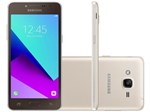 Smartphone Samsung Galaxy J2 Prime 16GB Dourado 4G - 1,5GB RAM Tela 5” Câm. 8MP + Câm. Selfie 5MP