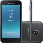 Ficha técnica e caractérísticas do produto Smartphone Samsung Galaxy J2 Pro Dual Chip Android 7.1 Tela 5" Quad-Core 1.4GHz 16GB 4G Câmera 8MP - Preto