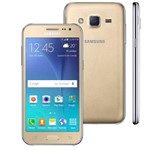 Ficha técnica e caractérísticas do produto Smartphone Samsung Galaxy J2 Tv Duos Dourado com Dual Chip, Tela 4.7", Tv Digital, 4g, Câmera 5mp, a
