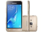 Smartphone Samsung Galaxy J1 8GB Dourado Dual Chip - 3G Câm. 5MP Tela 4.5” Proc. Quad Core