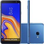 Ficha técnica e caractérísticas do produto Smartphone Samsung Galaxy J4 Core Azul 16GB Nano Chip Android Tela 6" Quad-core 1.4GHZ 4G Câmera 8MP