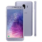 Ficha técnica e caractérísticas do produto Smartphone Samsung Galaxy J4 Dual Chip, 4G, Câmera 13MP, Android 8.0, Processador Quad Core e RAM de 2GB, 32GB, Prata, Tela 5.5