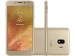 Smartphone Samsung Galaxy J4 32GB Dourado - Dual Chip 4G Câm. 13MP + Selfie 5MP Flash