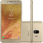 Smartphone Samsung Galaxy J4 32GB Dual Chip Android 8.0 Tela 5.5" Quad-Core 1.4GHz 4G Câmera 13MP - Dourado