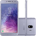 Smartphone Samsung Galaxy J4 32GB Dual Chip Android 8.0 Tela 5.5" Quad-Core 1.4GHz 4G Câmera 13MP - Prata