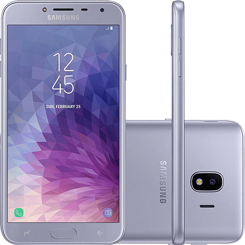 Ficha técnica e caractérísticas do produto Smartphone Samsung Galaxy J4 32GB Dual Chip Android 8.0 Tela 5.5" Quad-Core 1.4GHz 4G Câmera 13MP - Prata