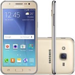 Ficha técnica e caractérísticas do produto Smartphone Samsung Galaxy J5 Dual 16Gb Android Câmera 13Mp - Sm-J500M - Dourado