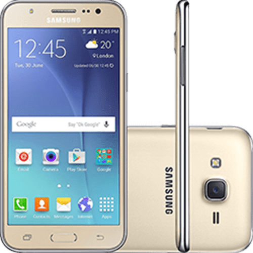 Ficha técnica e caractérísticas do produto Smartphone Samsung Galaxy J5 Duos Dual Chip Android 5.1 Tela 5" 16GB 4G Wi-Fi Câmera 13MP - Dourado