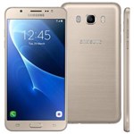 Ficha técnica e caractérísticas do produto Smartphone Samsung Galaxy J5 Duos Metal Dourado com 16GB, Dual Chip, Tela 5.2", 4G, Câmera 13MP, Android 6.0 e Processador Quad Core de 1.2 Ghz