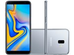 Ficha técnica e caractérísticas do produto Smartphone Samsung Galaxy J6+ 32GB Prata 4G - 3GB RAM Tela 6” Câm. Dupla + Câm. Selfie 8MP