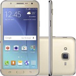 Ficha técnica e caractérísticas do produto Smartphone Samsung Galaxy J7 Duos Dourado Tela 5.5" Câmera 13mp 16gb 4g Octacore Android 5.1