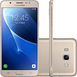 Smartphone Samsung Galaxy J7 Metal Dual Chip Android 6.0 Tela 5.5" 16GB 4G Câmera 13MP - Dourado