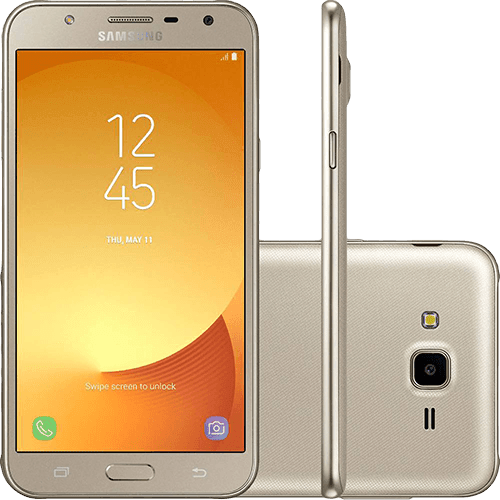 Ficha técnica e caractérísticas do produto Smartphone Samsung Galaxy J7 Neo Dual Chip Android 7.0 Tela 5.5" 16GB 4G Câmera 13MP - Dourado