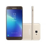 Ficha técnica e caractérísticas do produto Smartphone Samsung Galaxy J7 Prime 2 32GB Dourado - Dual Chip 4G Câm. 13MP + Selfie 13MP Flash 5.5