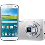 Ficha técnica e caractérísticas do produto SmartPhone Samsung GALAXY K Zoom Câmera com Sensor CMOS 20.7 MP. 10x Zoom Óptico. Full HD. NFC. 4G e Wi Fi. Android 4.4. Processador Hexa-Core (Quad Core 1.3 Ghz + Dual Core 1.7 Ghz). Tela 4.8''. Branco