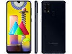 Ficha técnica e caractérísticas do produto Smartphone Samsung Galaxy M31 128GB Preto 4G - 6GB RAM Tela 6,4” Câm. Quádrupla + Selfie 32MP