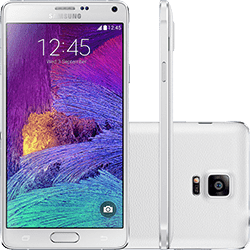 Ficha técnica e caractérísticas do produto Smartphone Samsung Galaxy Note 4 Desbloqueado Android 4.4 Tela 5.7" 32GB Wi-Fi Câmera de 16MP - Branco