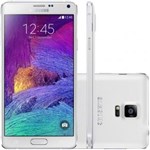 Ficha técnica e caractérísticas do produto Smartphone Samsung Galaxy Note 4 N910C Desbloqueado Branco VIVO - Android 4.4, Memória Interna 32GB, Câmera 16MP, Tela 5.7"