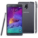 Ficha técnica e caractérísticas do produto Smartphone Samsung Galaxy Note 4 SM-N910C Preto com Tela de 5.7’’, Câmera 16MP, 3G/4G, Android 4.4 e Processador Octa-Core