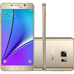 Ficha técnica e caractérísticas do produto Smartphone Samsung Galaxy Note 5 Android 5.1 Tela 5.7" 32GB 4G 16MP Dourado