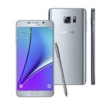 Ficha técnica e caractérísticas do produto Smartphone Samsung Galaxy Note 5 SM-N920G Prata com 32GB, Tela de 5.7’’, Câmera 16MP, 4G, Android 5.1 e Processador Octa-Core