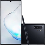 Ficha técnica e caractérísticas do produto Smartphone Samsung Galaxy Note10+ 256GB Dual Chip Android 9.0 Tela 6.8" Octa-Core 4G Câmera 12MP + 16MP - Preto