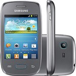 Smartphone Samsung Galaxy Pocket Neo Single Desbloqueado Tim Android Tela 3'' 4GB Wi- Fi Câmera 2MP GPS - Prata
