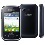 Ficha técnica e caractérísticas do produto Smartphone Samsung Galaxy Pocket Plus Duos Preto GT-S5303 com Dual Chip, Android 4.0, Wi-Fi, 3G, GPS, Câmera 2MP, FM, MP3 e Bluetooth – Tim