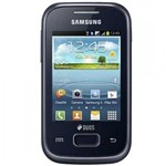Ficha técnica e caractérísticas do produto Smartphone Samsung Galaxy Pocket Plus Duos S5303 Preto, Dual Chip, Android 4.0, Wi-fi, 3g, Gps, Came