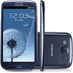 Smartphone Samsung Galaxy S III I9300 Azul Metálico Android 4.0 3G Desbloqueado - Câmera 8MP Wi Fi GPS Memória Interna 1...