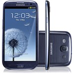 Smartphone Samsung Galaxy S III I9300 Metallic Blue Android 4.0 3G - Câmera 8MP Wi-Fi GPS Memória Interna 16GB