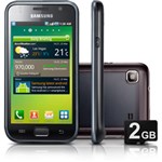 Ficha técnica e caractérísticas do produto Smartphone Samsung Galaxy S Desbloqueado, Preto - Android 2.1, Tela 4", Câmera 5.0MP, 3G, Wi-Fi, Memória Interna 8GB e Cartão 2GB