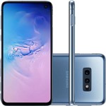 Ficha técnica e caractérísticas do produto Smartphone Samsung Galaxy S10e 128GB Azul 4G - 6GB RAM Tela 5,8” Câm. Dupla + Selfie 10MP