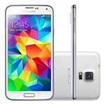 Ficha técnica e caractérísticas do produto Smartphone Samsung Galaxy S5 Desbloqueado Claro Branco Android 4.4.2 4G Câmera 16 MP Memória Interna 16GB