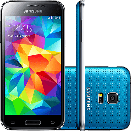 Ficha técnica e caractérísticas do produto Smartphone Samsung Galaxy S5 Mini Duos Dual Chip Desbloqueado Android 4.4 Tela 4.5" 16GB 3G Wi-Fi Câmera 8MP GPS - Azul