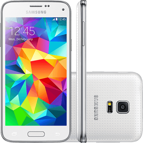Smartphone Samsung Galaxy S5 Mini Duos Dual Chip Desbloqueado Android 4.4 Tela 4.5" 16GB 3G Wi-Fi Câmera 8MP GPS - Branc...