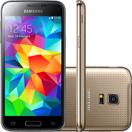 Smartphone Samsung Galaxy S5 Mini Duos Dual Chip Desbloqueado Android 4.4 Tela 4.5" 16GB 3G Wi-Fi Câmera 8MP GPS - Doura...