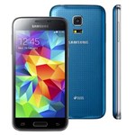 Ficha técnica e caractérísticas do produto Smartphone Samsung Galaxy S5 Mini Duos SM-G800H Azul com Dual Chip, Tela 4.5", Android 4.4, 3G, Câmera 8MP e Processador Quad Core 1.4GHz - Tim