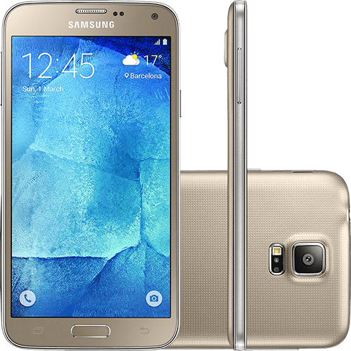 Ficha técnica e caractérísticas do produto Smartphone Samsung Galaxy S5 New Edition Ds Dual Chip Desbloqueado Android 5.1 Tela 5.1" 16GB 4G 16MP - Dourado