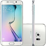 Ficha técnica e caractérísticas do produto Smartphone Samsung Galaxy S6 Edge Desbloqueado Vivo Android 5.0 Tela 5.1" 64GB 4G 16MP - Branco
