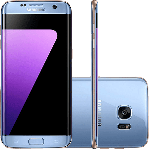 Ficha técnica e caractérísticas do produto Smartphone Samsung Galaxy S7 Edge Android 6.0 Tela 5.5" 32GB 4G Câmera 12MP - Azul